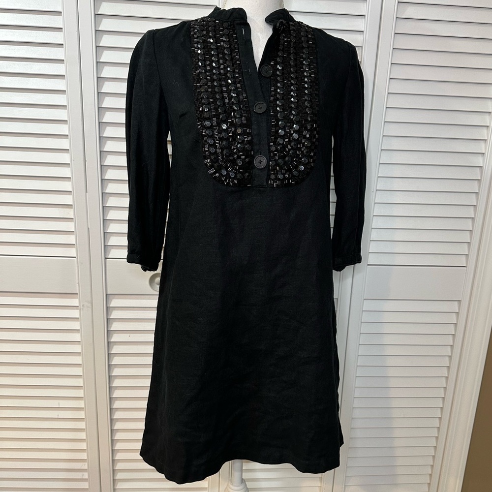 Michael Kors 100% Linen Mini Dress XS A11